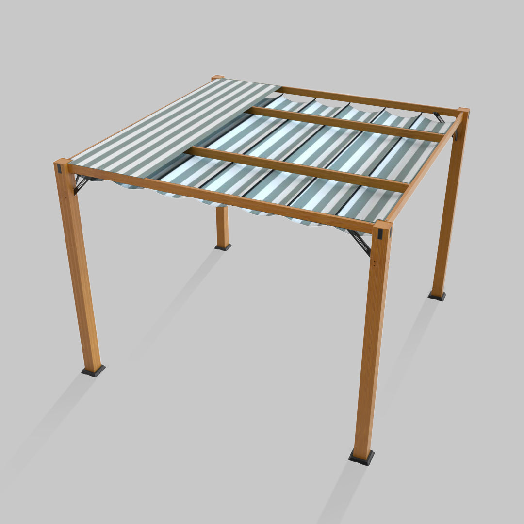 #configuration pergola_single #frame colour_Wood