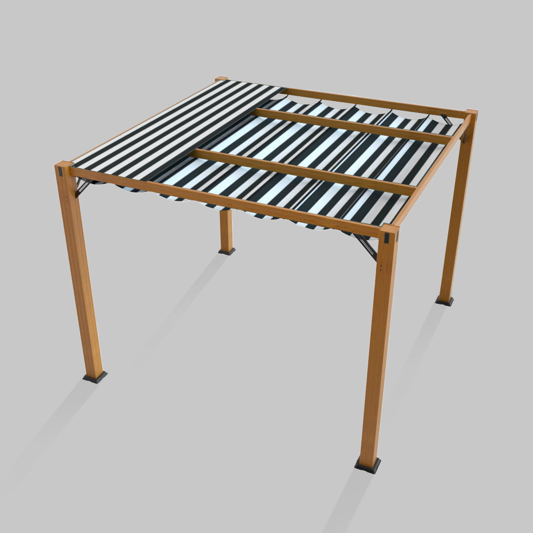 #configuration pergola_single #frame colour_Wood