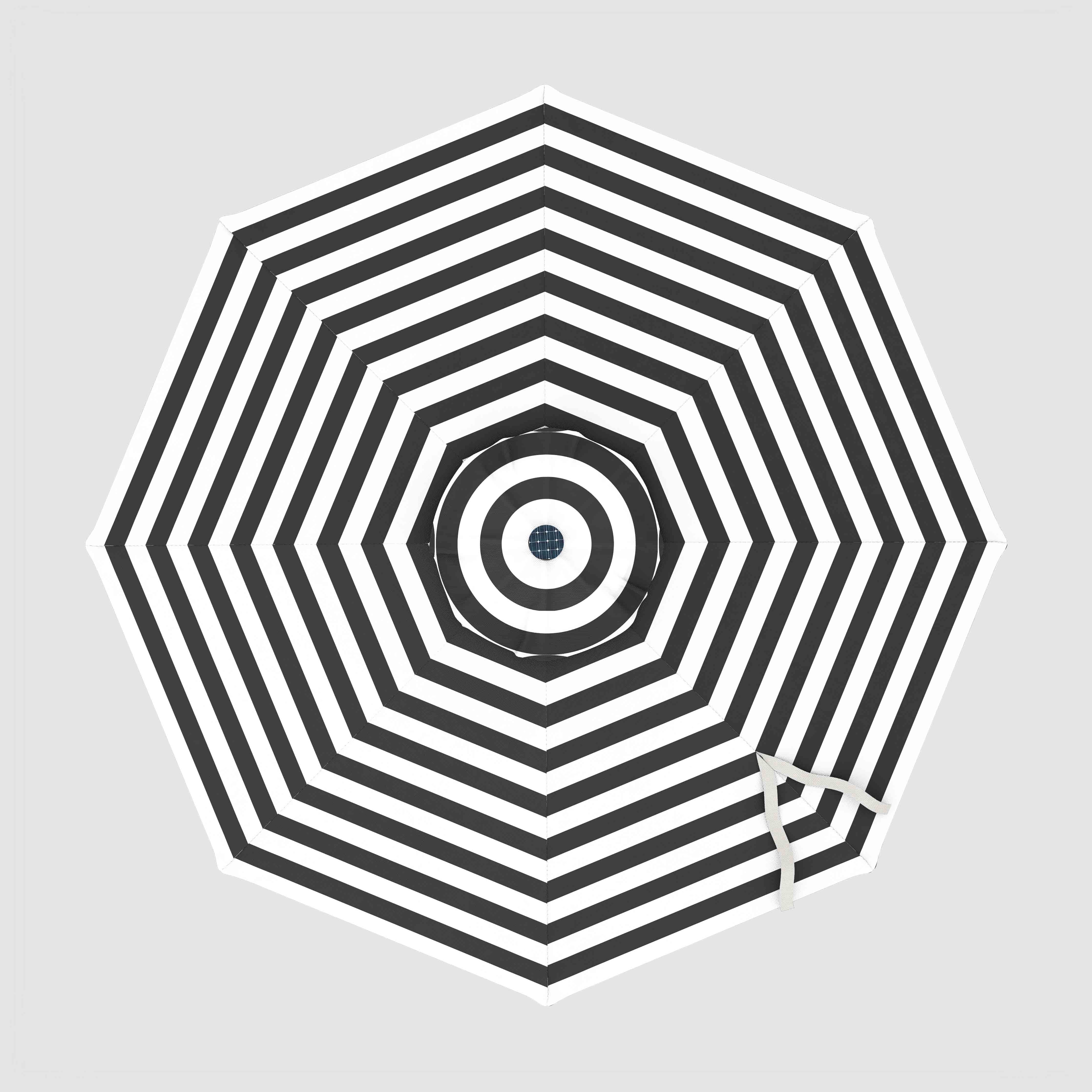 The Glow - Sunbrella Black & Grey