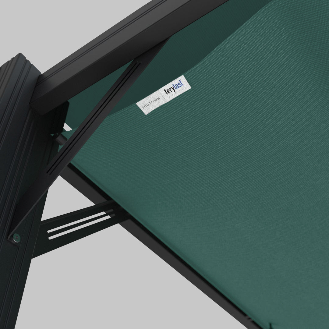 #configuration pergola_L shape #frame colour_Black