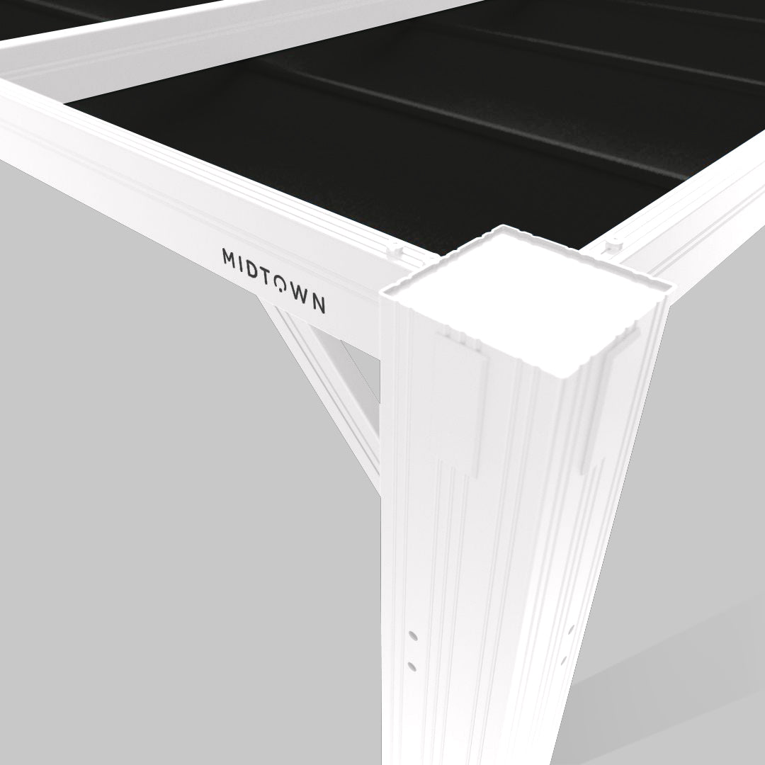 #configuration pergola_U shape #frame colour_White