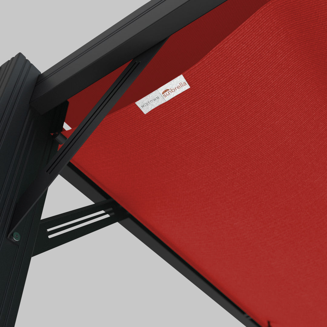 #configuration pergola_U Shape #frame colour_Black
