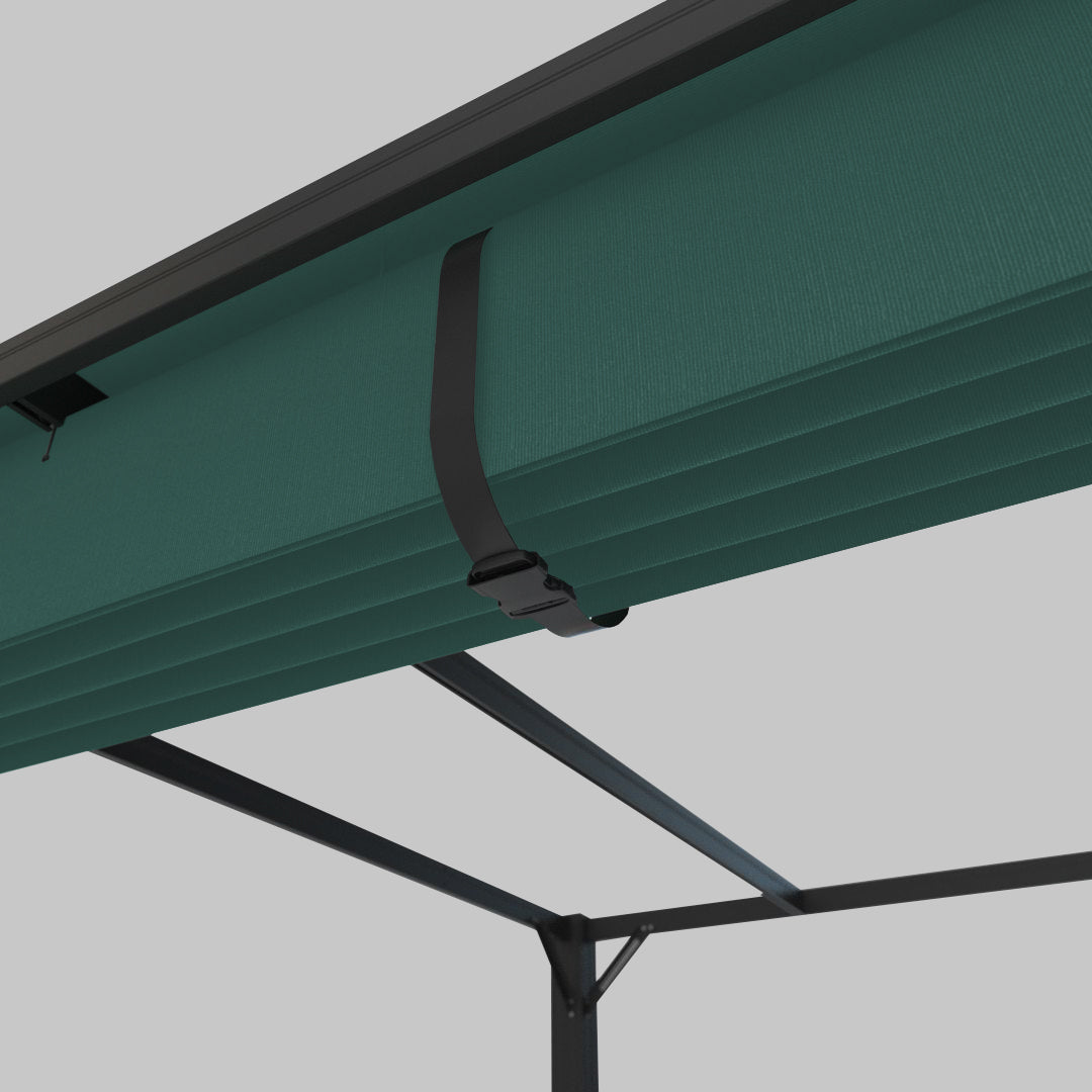 #configuration pergola_L shape #frame colour_Black