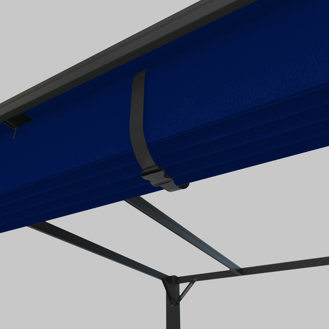 #configuration pergola_L shape #frame colour_Black