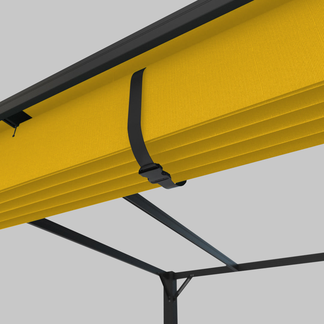 #configuration pergola_L shape #frame colour_Black