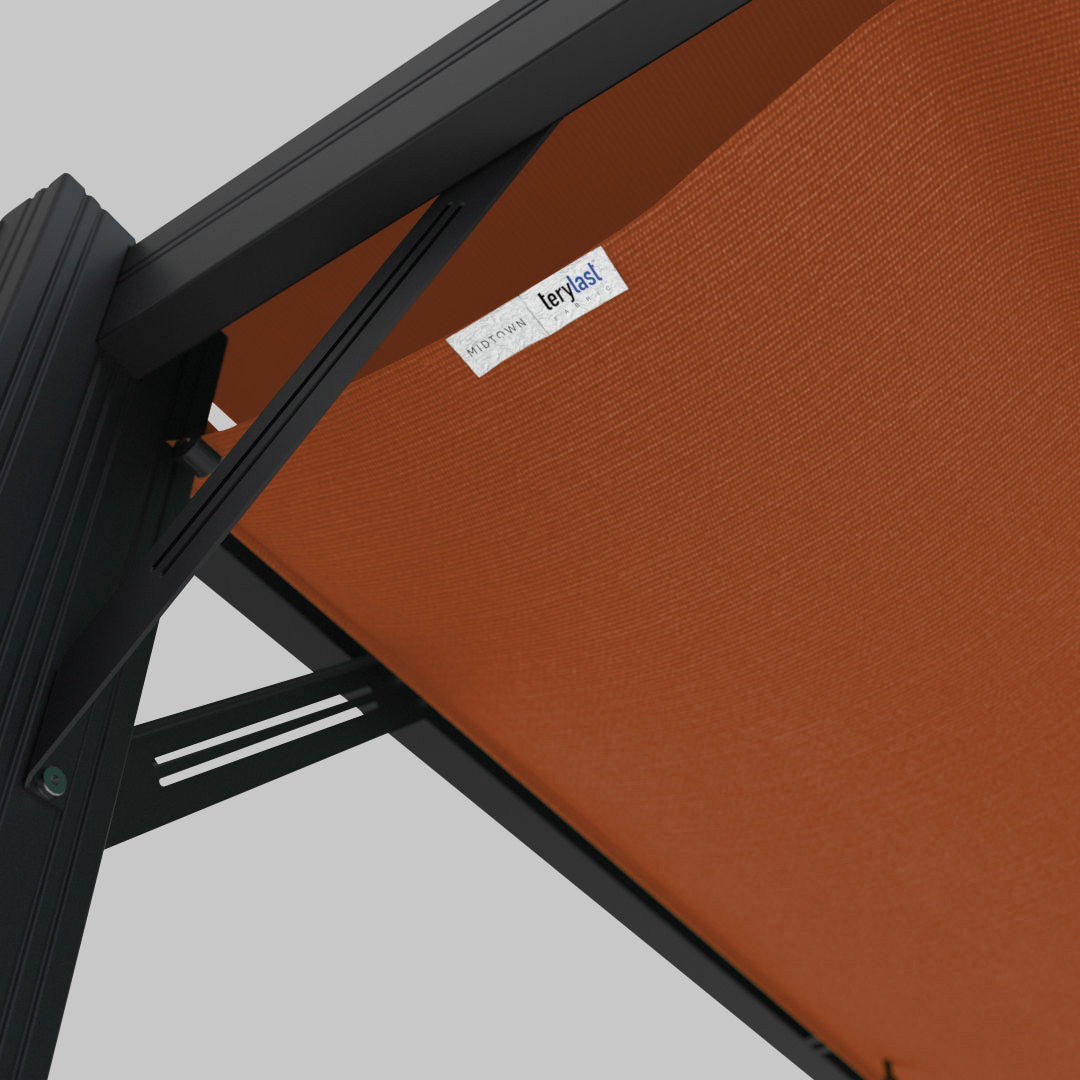 #configuration pergola_U shape #frame colour_Black