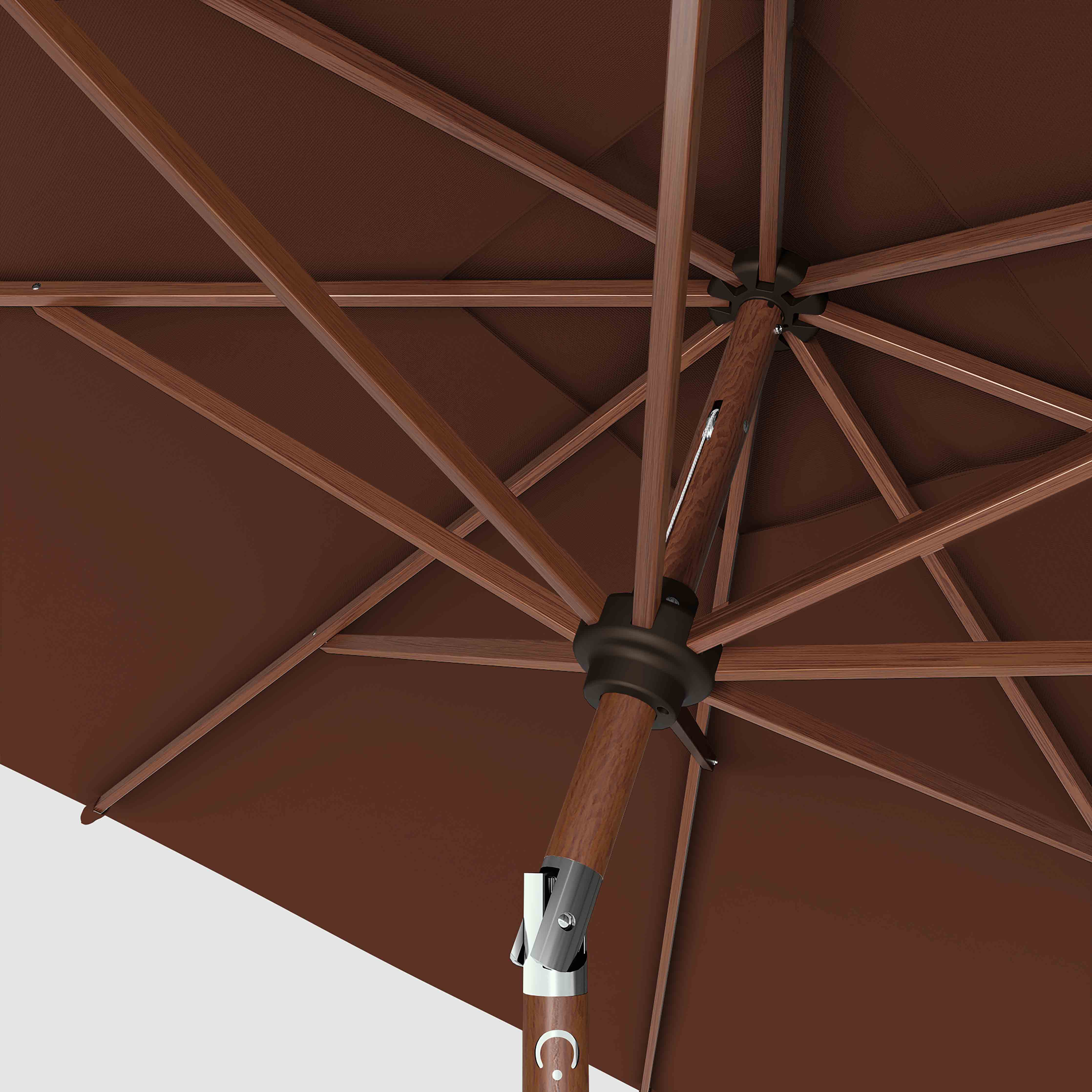 #pole finish_Wooden