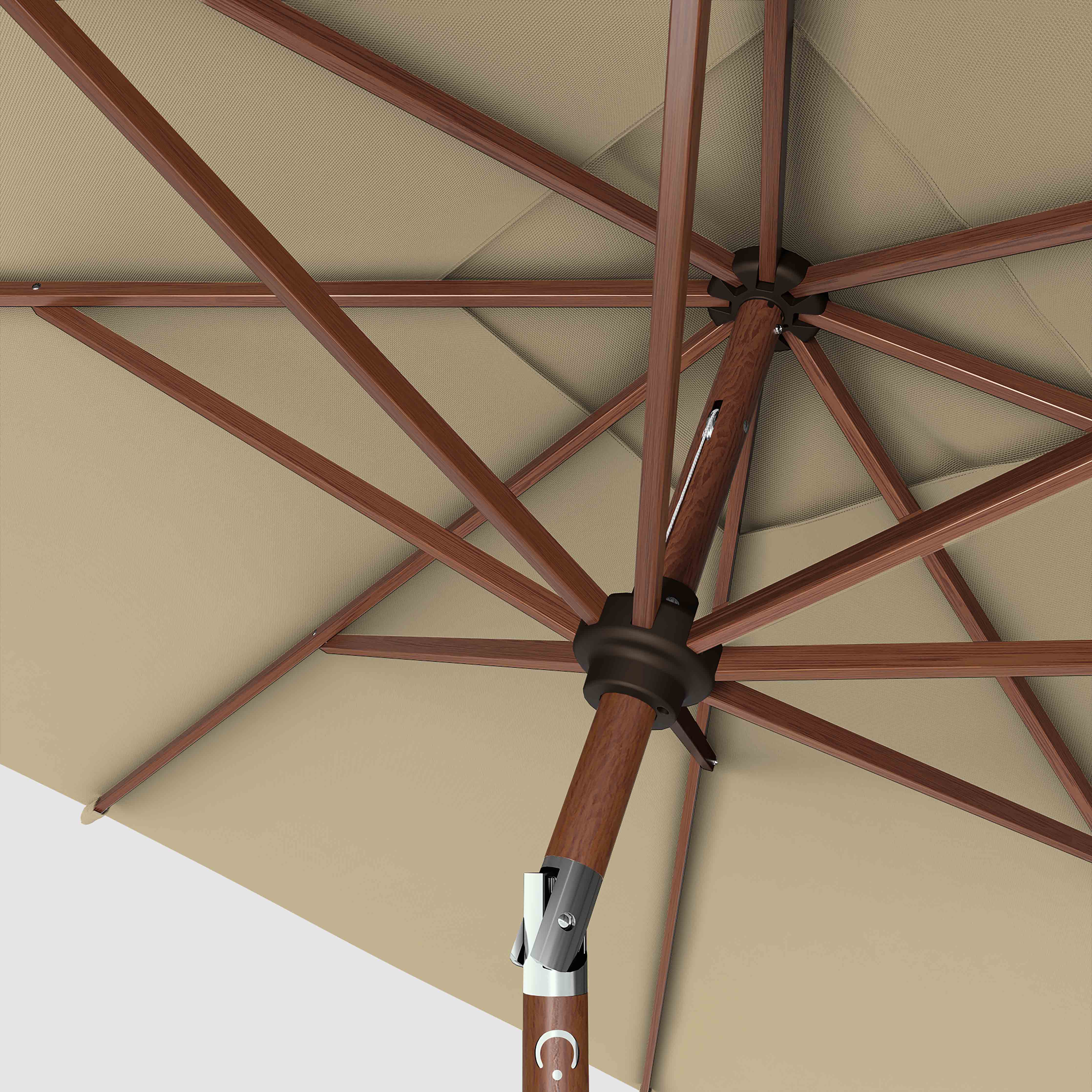 #pole finish_Wooden