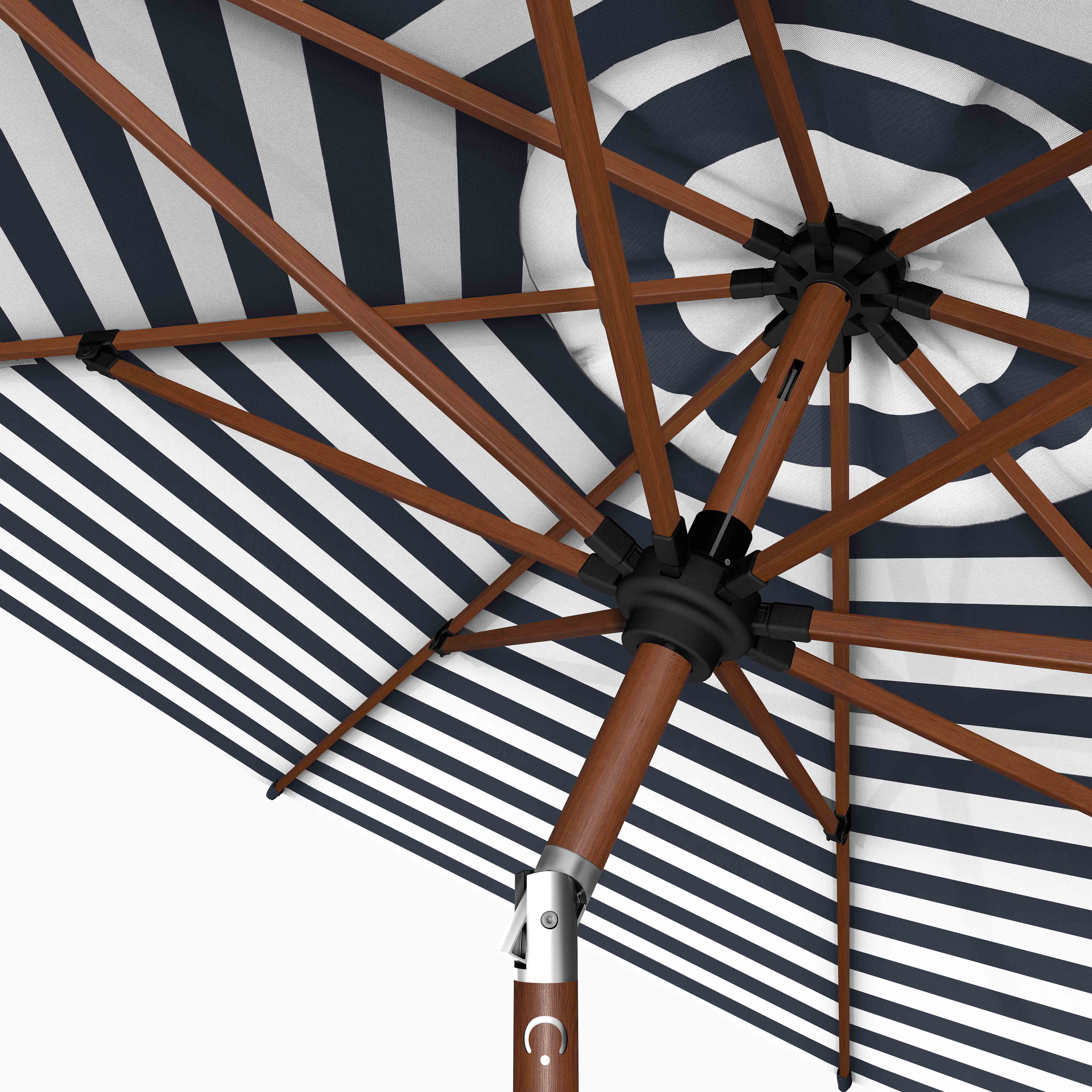 The Wooden 2™ - Terylast Rayas Azul Marino