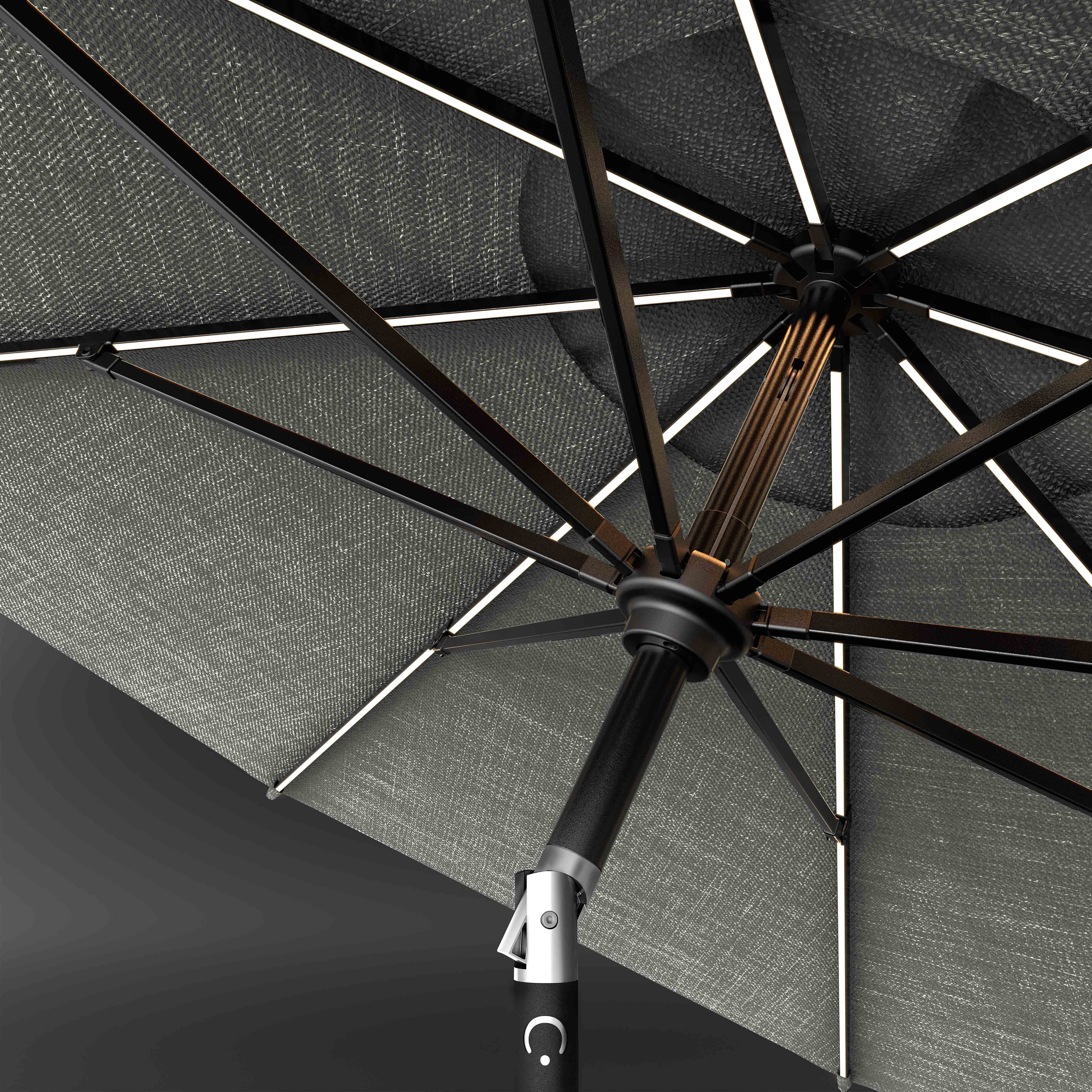 The Glow - Sunbrella Canvas Granite