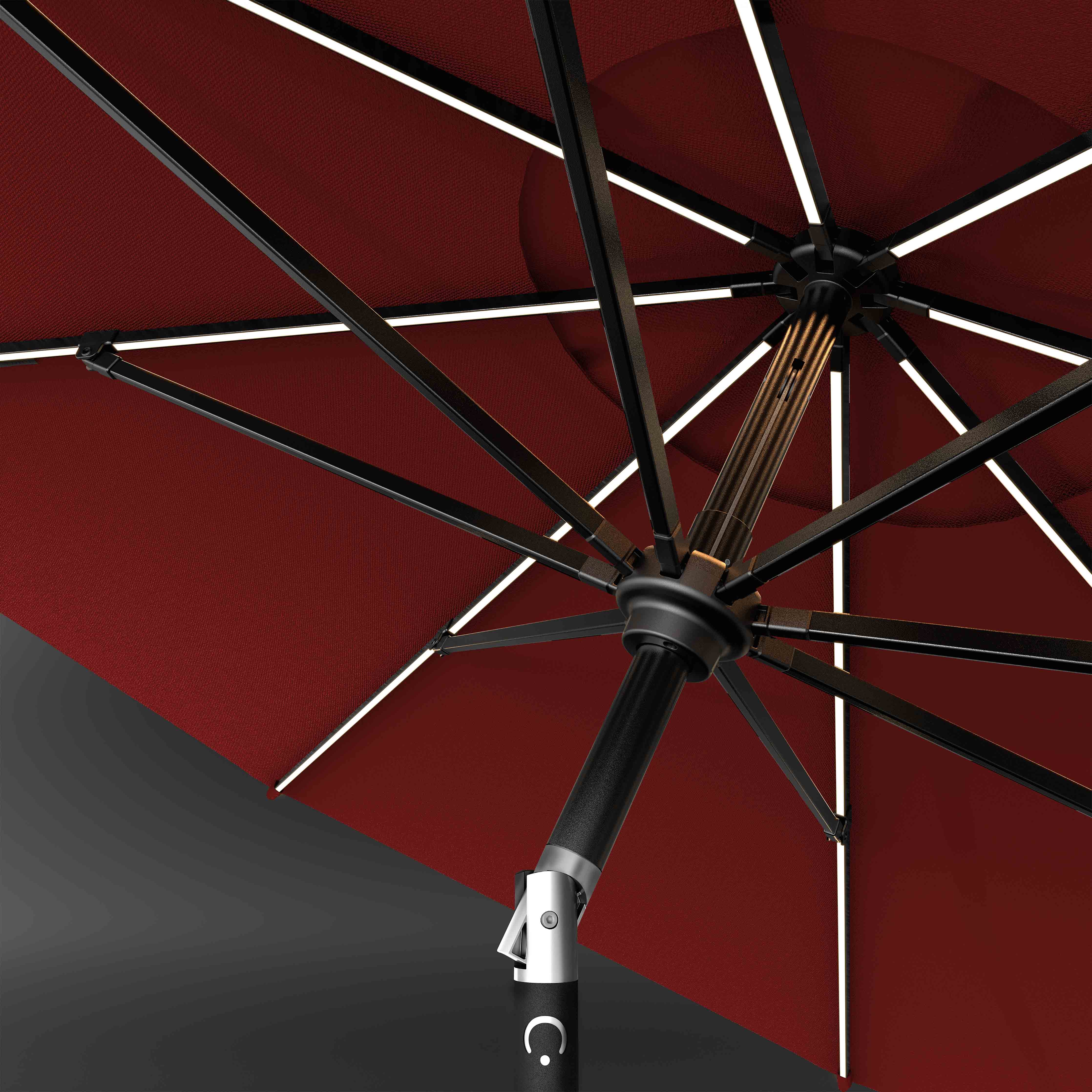 The Glow - Sunbrella Red