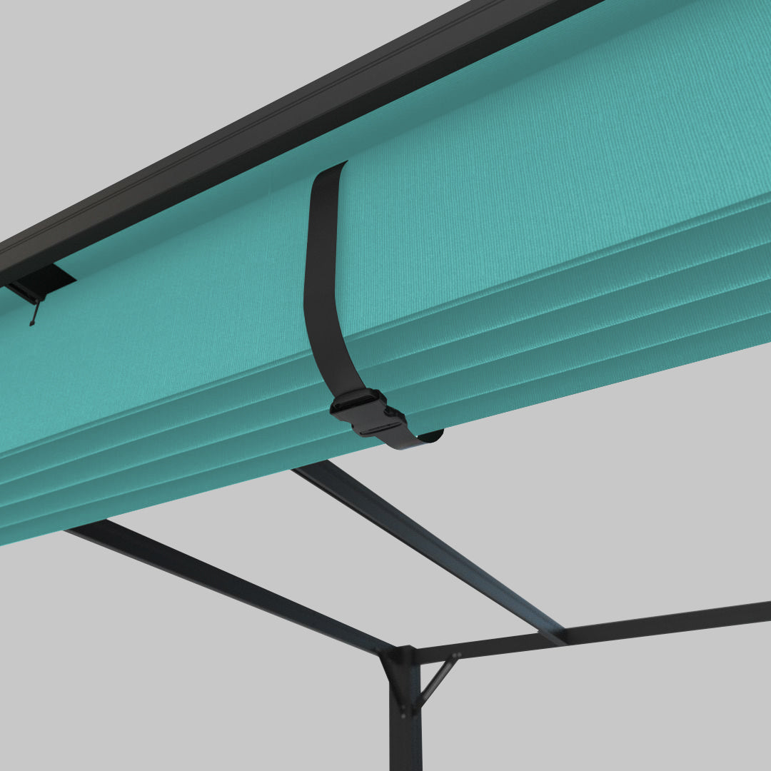 #configuration pergola_U shape #frame colour_Black