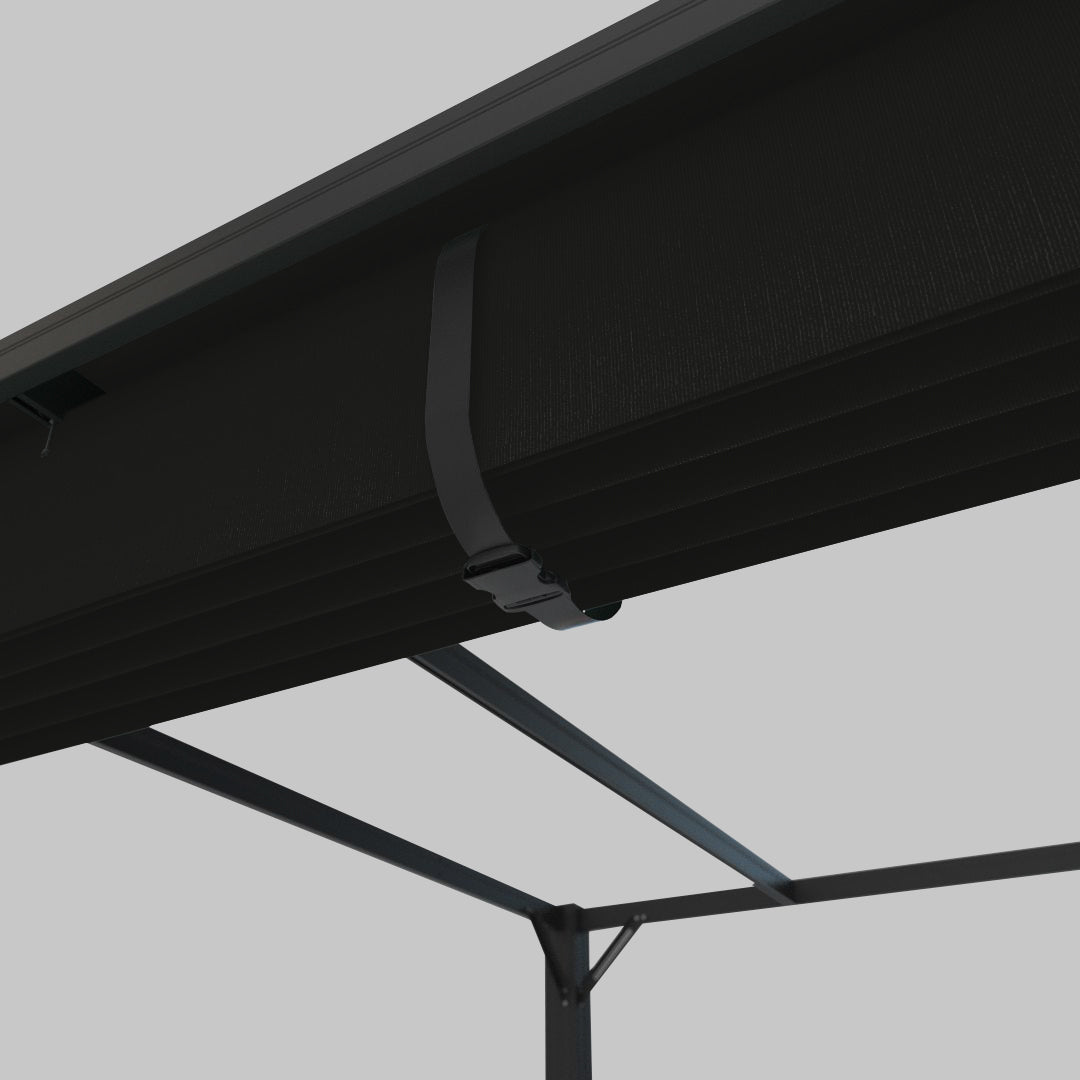 #configuration pergola_U shape #frame colour_Black