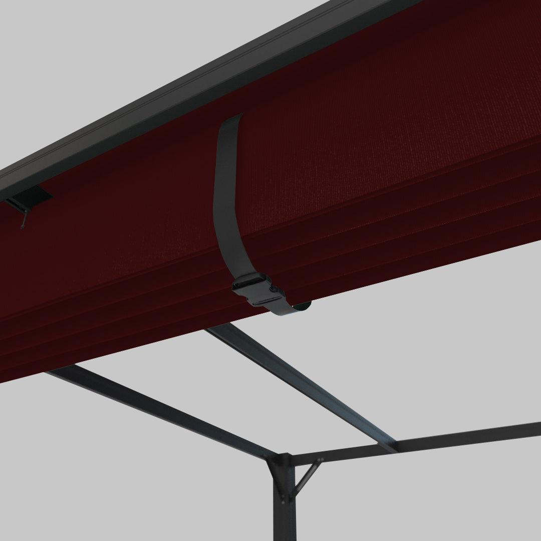#configuration pergola_U shape #frame colour_Black