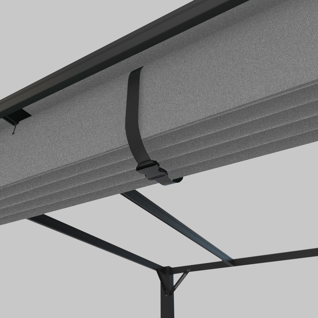 #configuration pergola_U shape #frame colour_Black