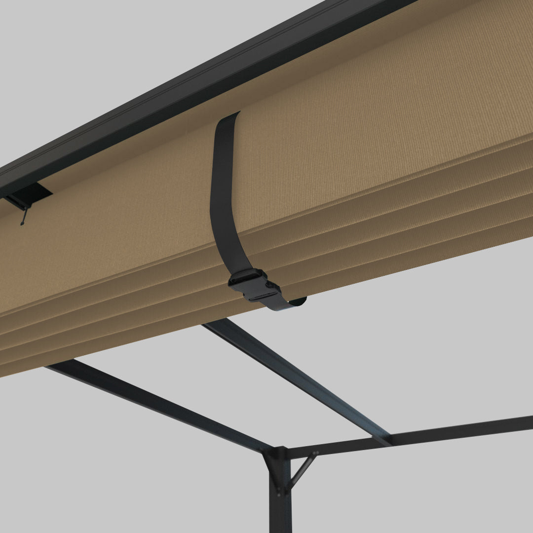 #configuration pergola_U shape #frame colour_Black