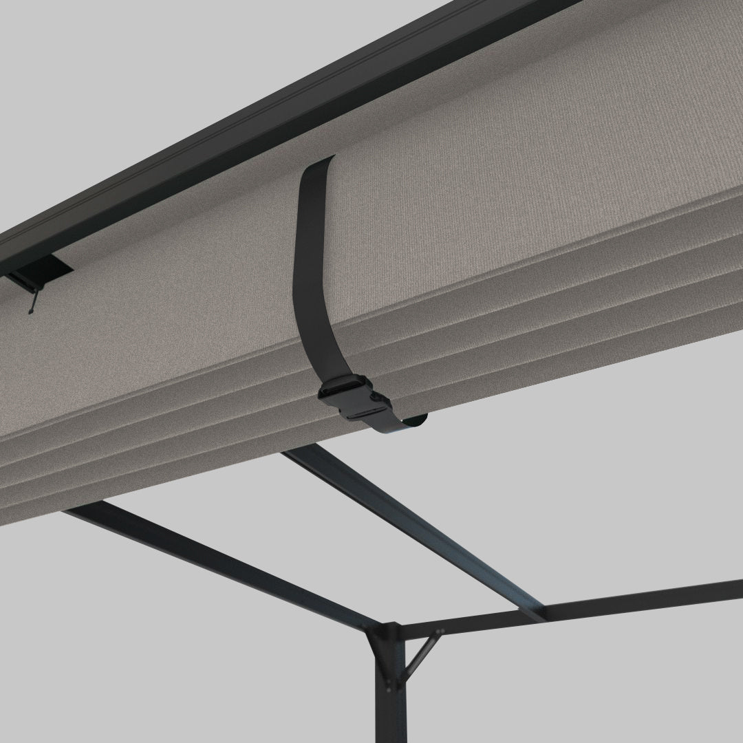 #configuration pergola_U shape #frame colour_Black