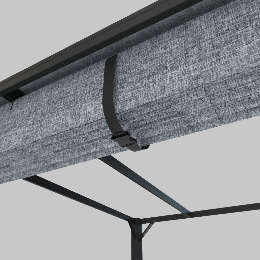 #configuration pergola_U shape #frame colour_Black