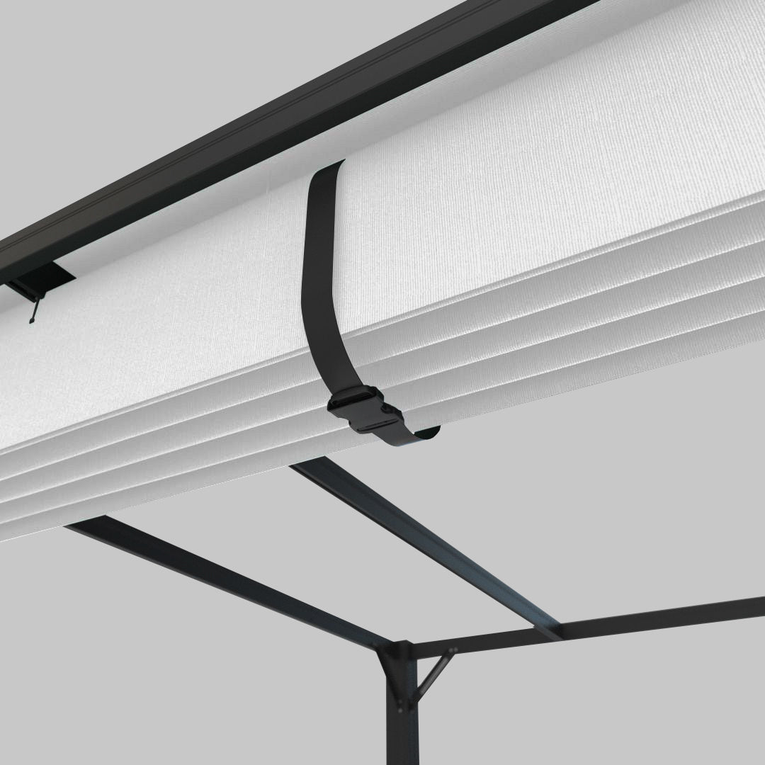 #configuration pergola_U shape #frame colour_Black