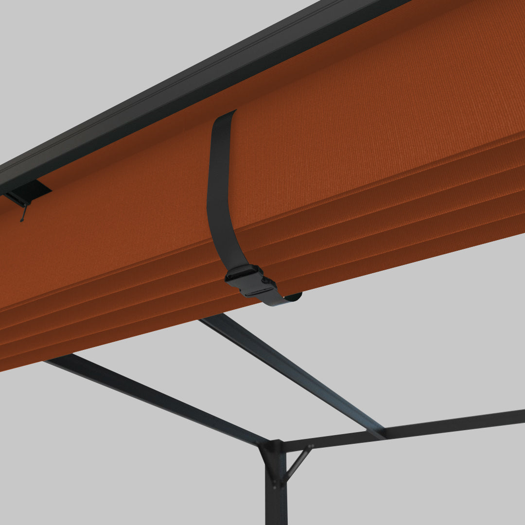 #configuration pergola_U shape #frame colour_Black