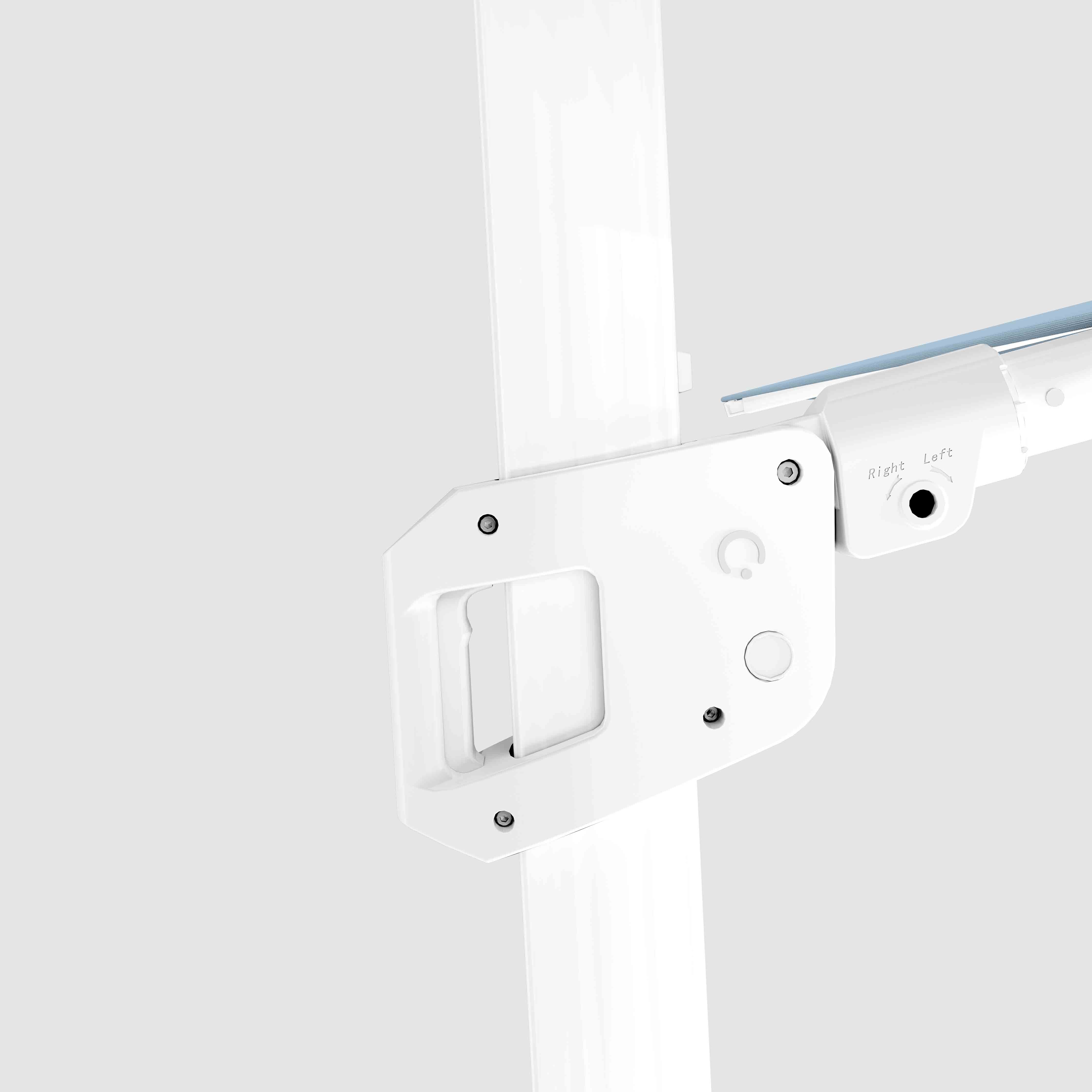 #pole finish_White