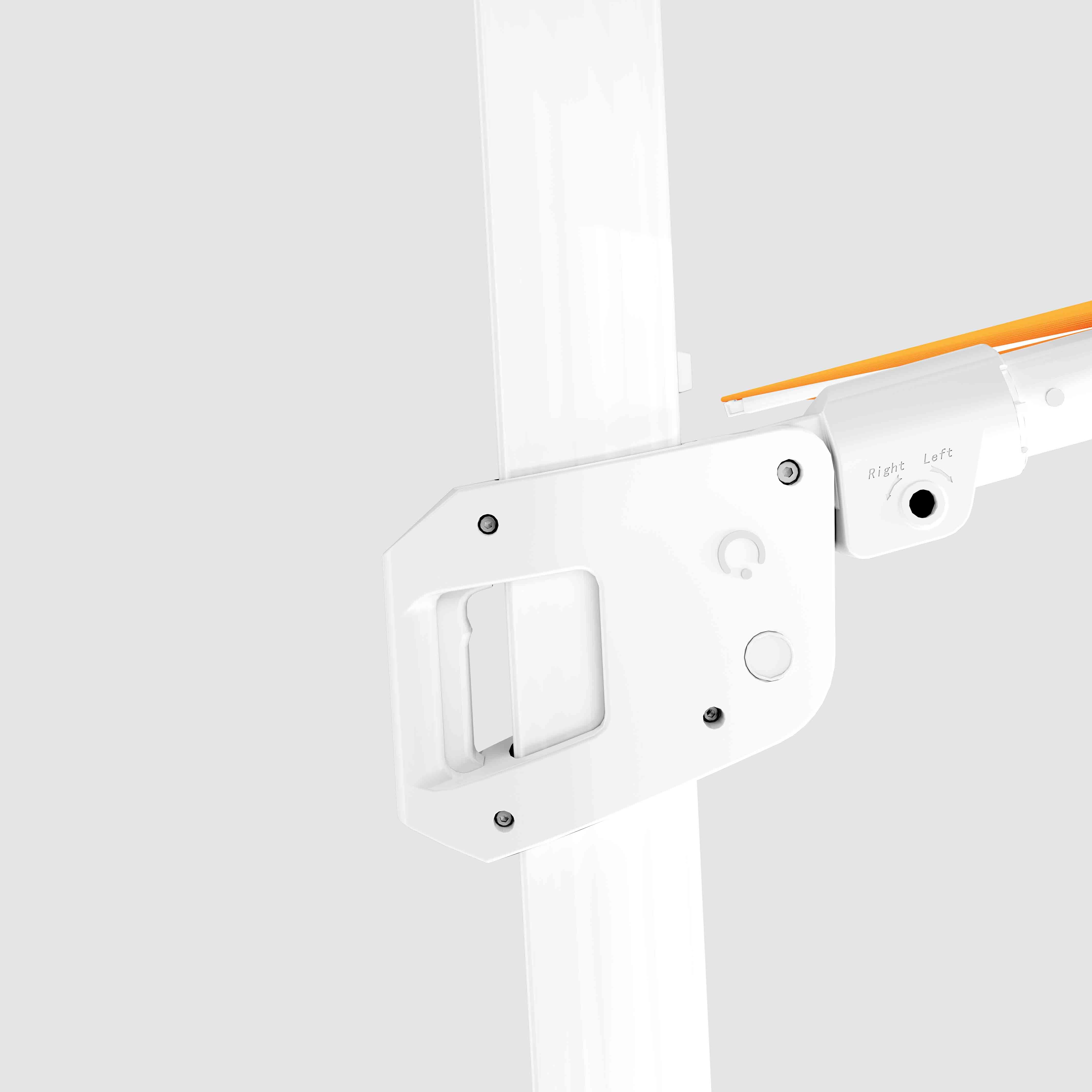 #pole finish_White