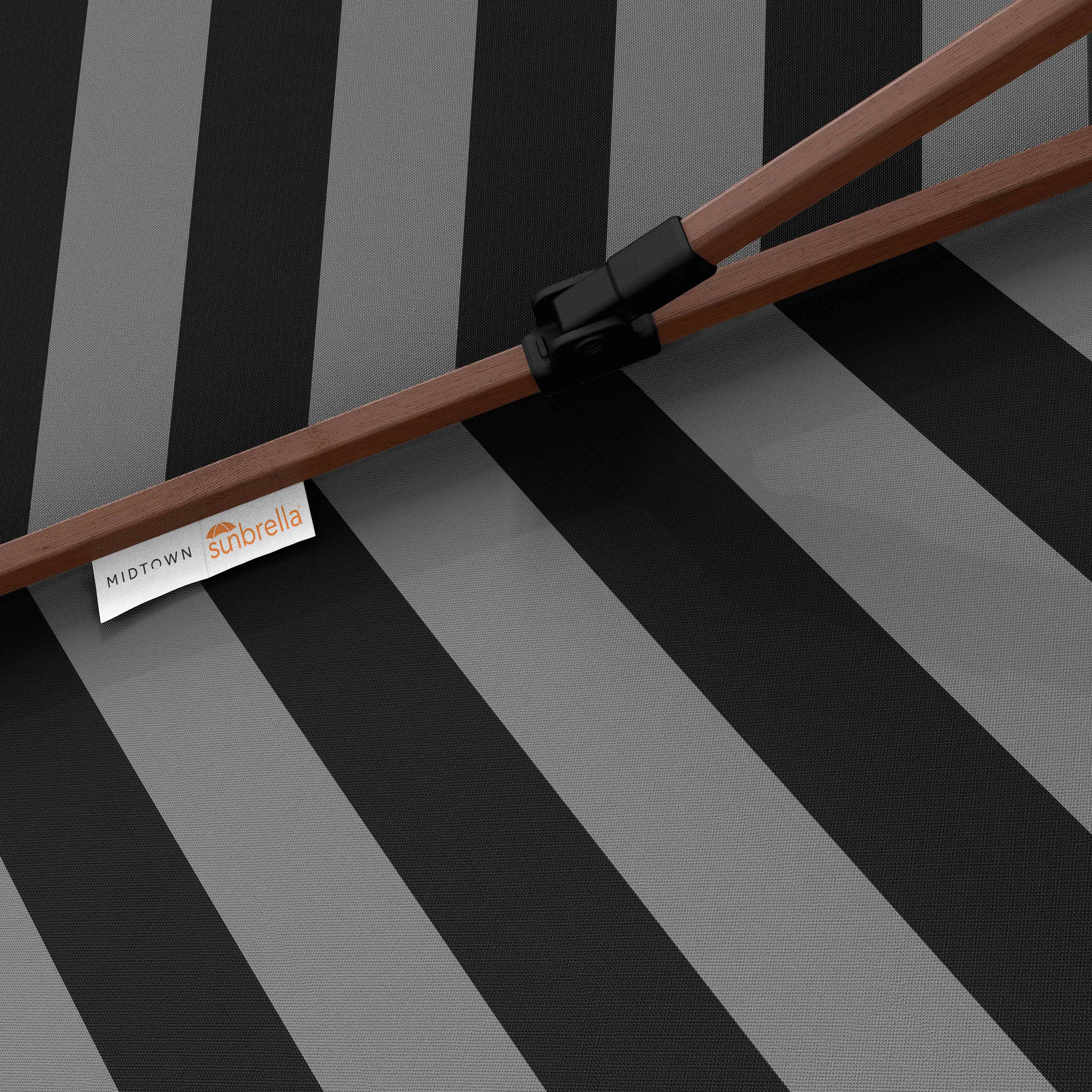 The Wooden 2™ - Sunbrella negro y gris