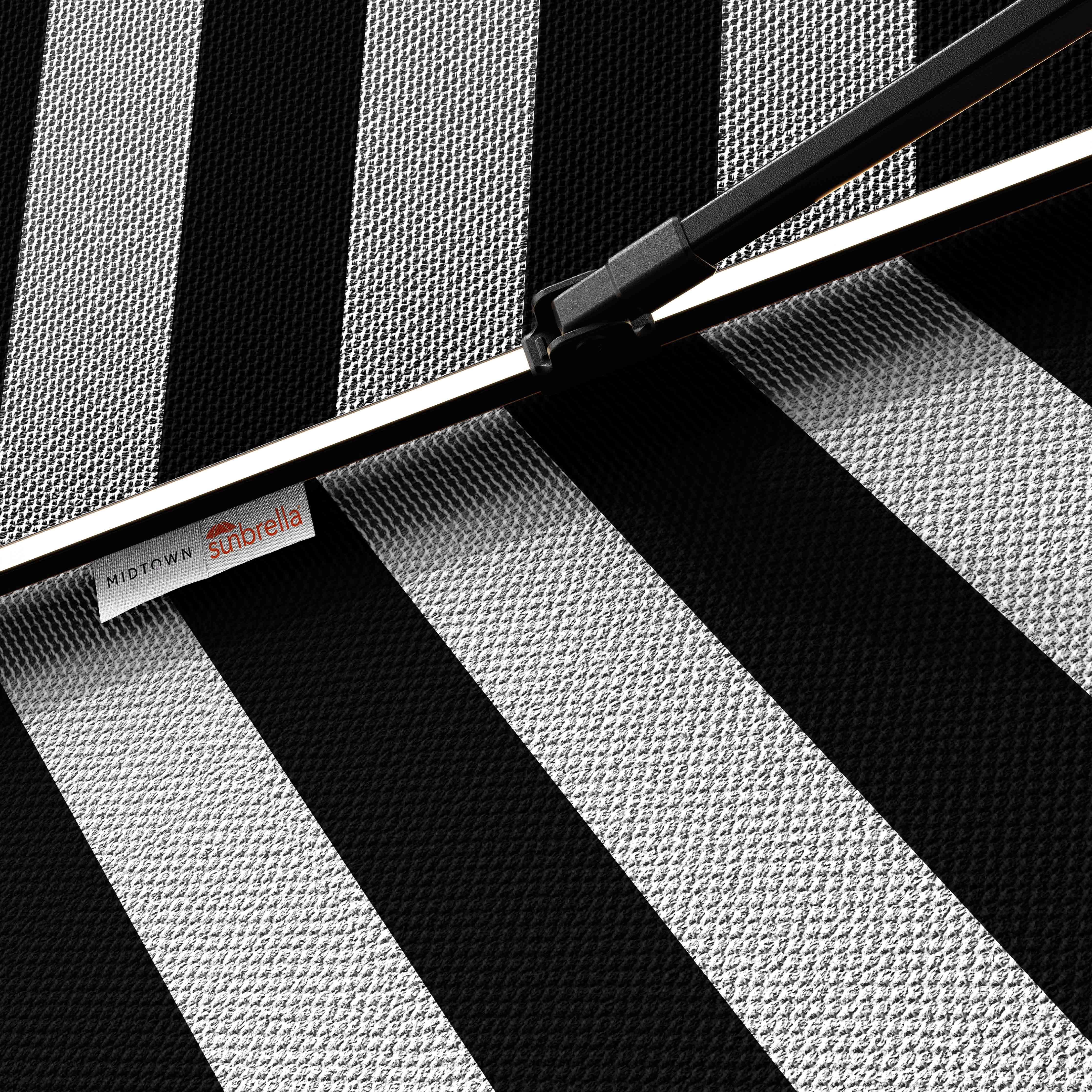The Glow - Sunbrella Black & Grey