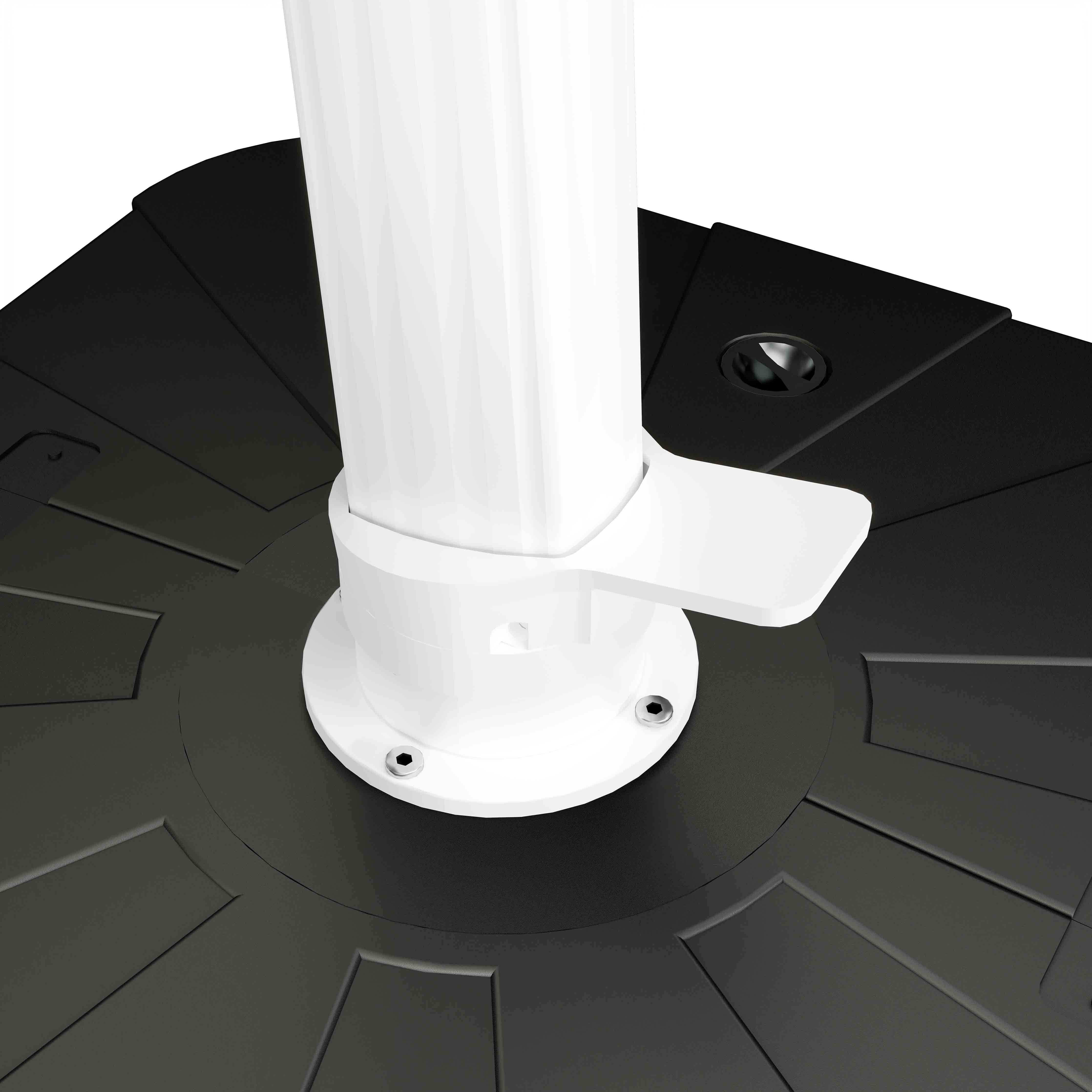 #pole finish_White