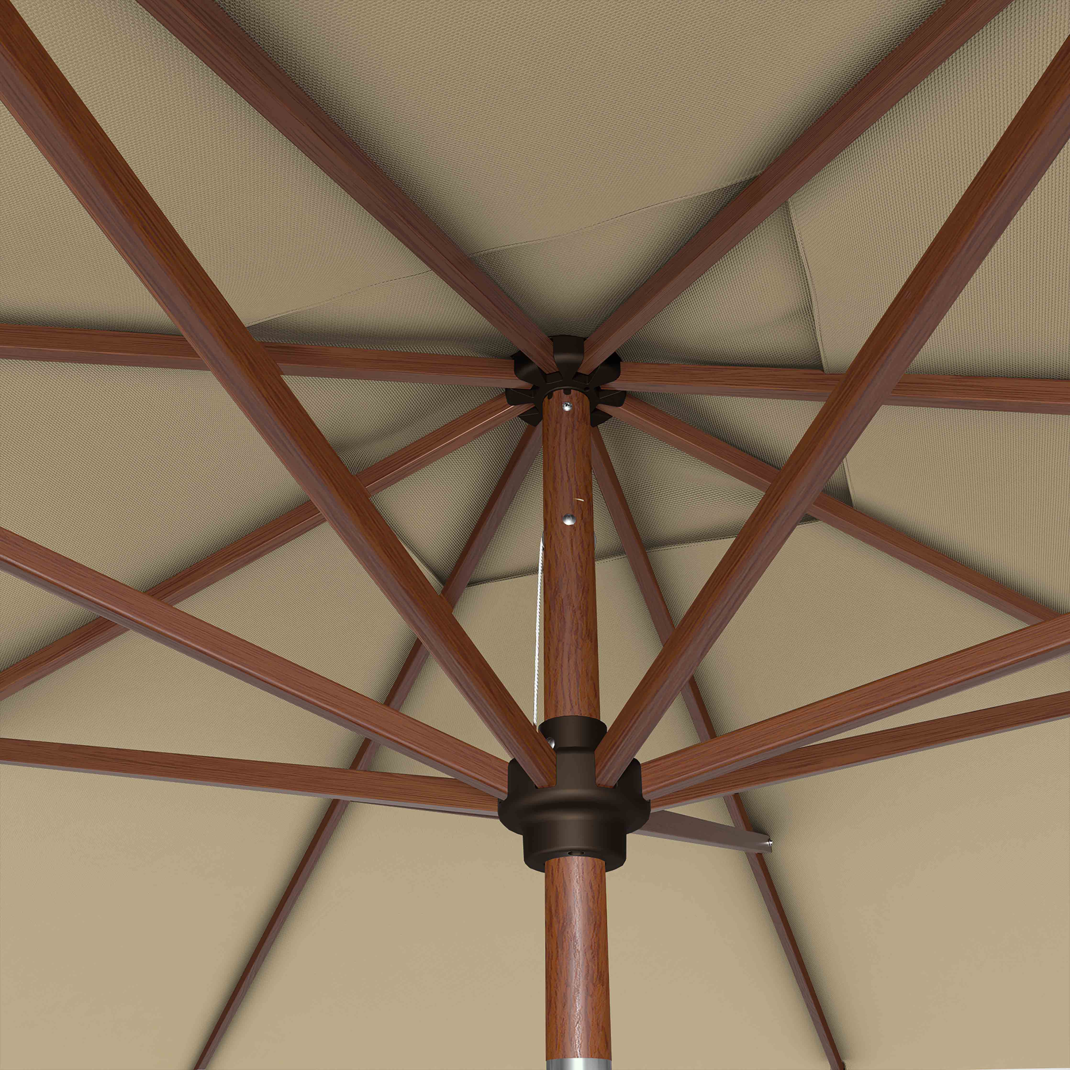 #pole finish_Wooden