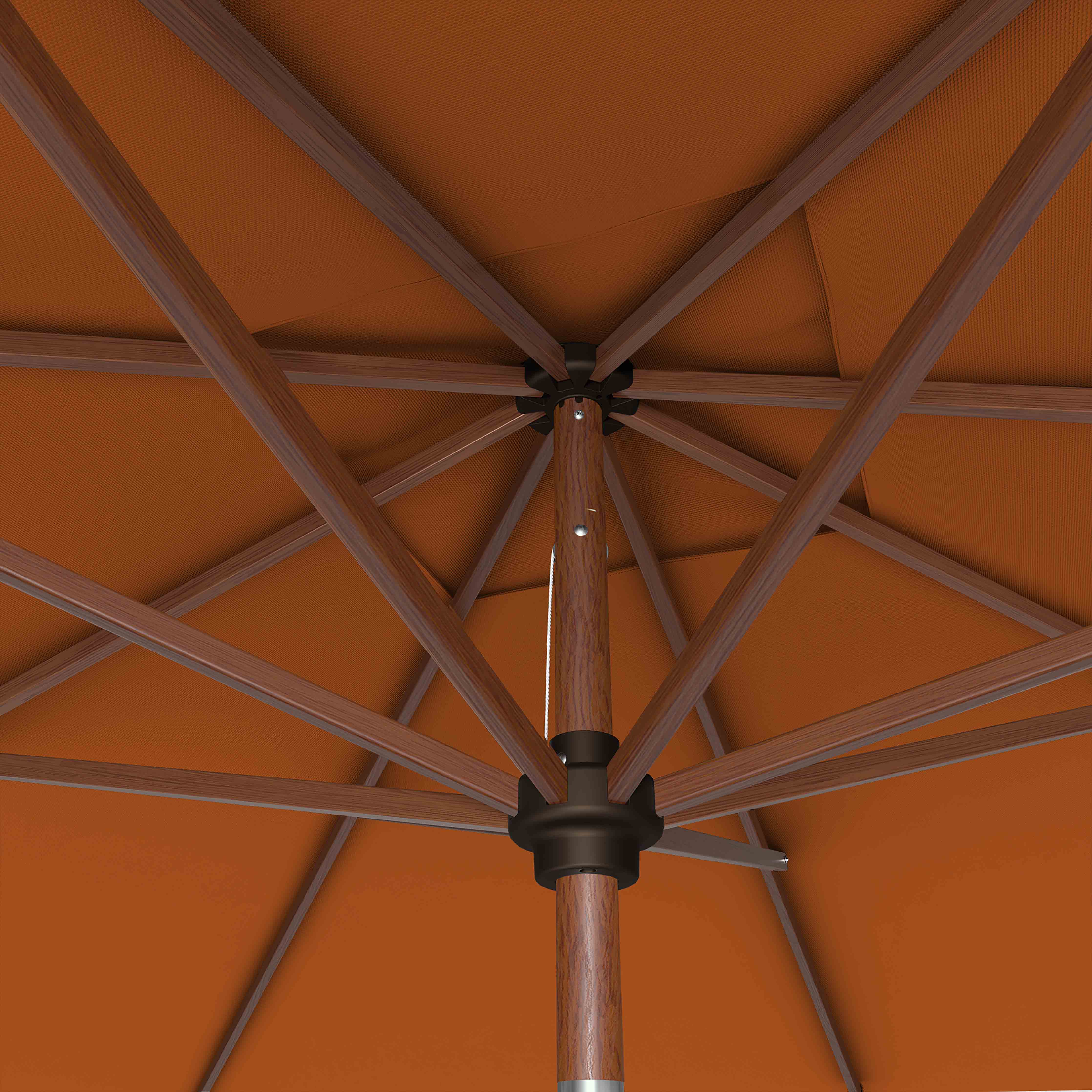#pole finish_Wooden