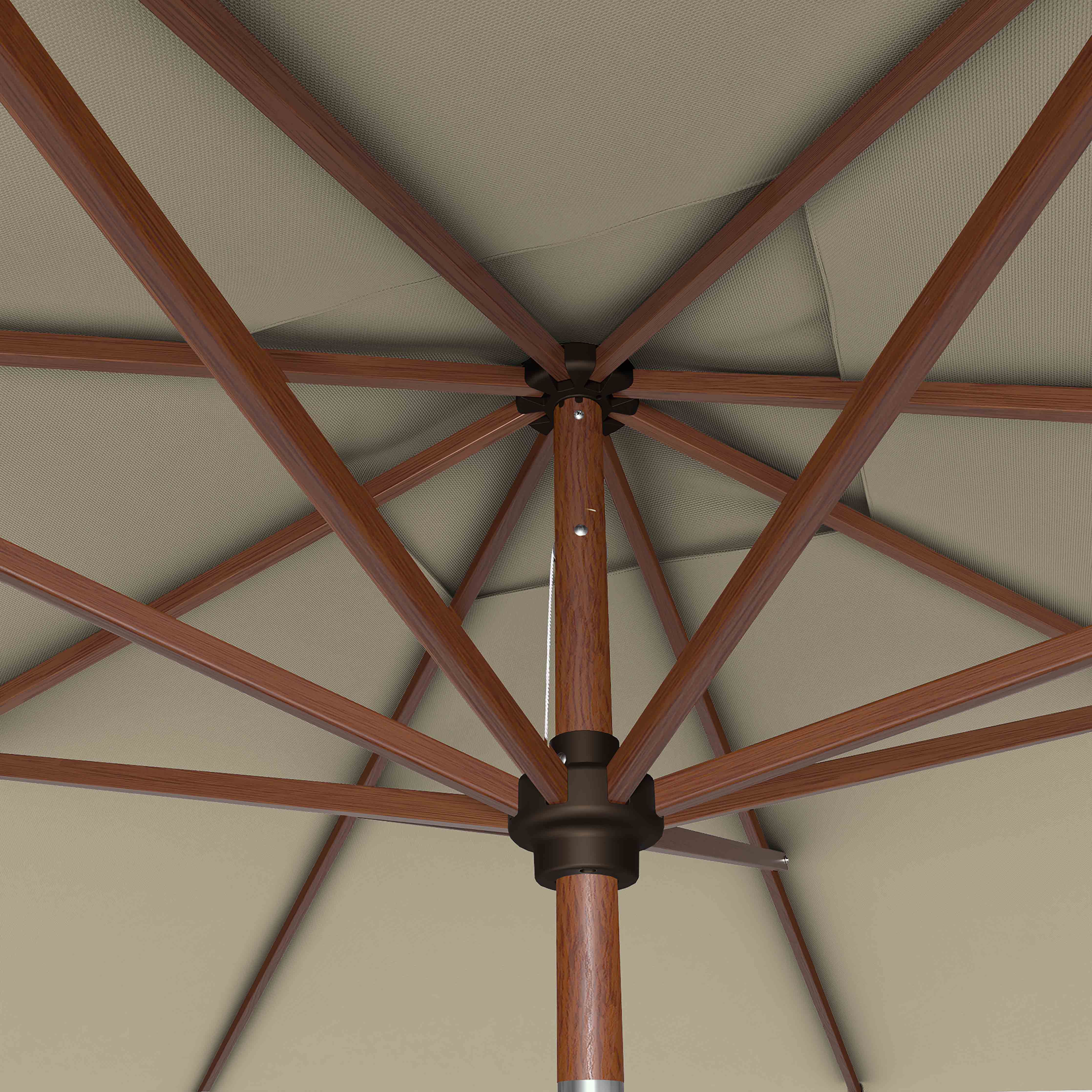#pole finish_Wooden