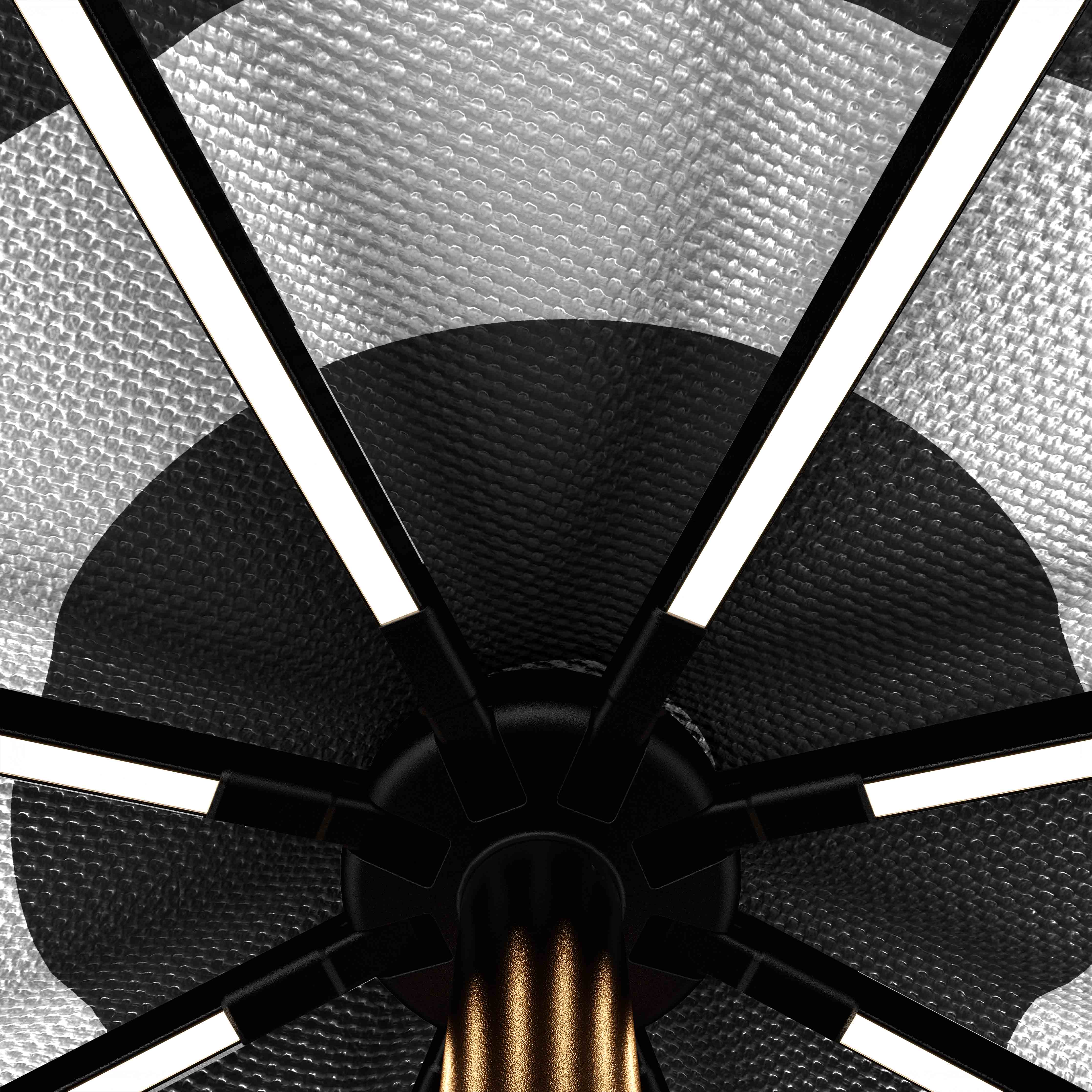 The Glow - Sunbrella Black & Grey