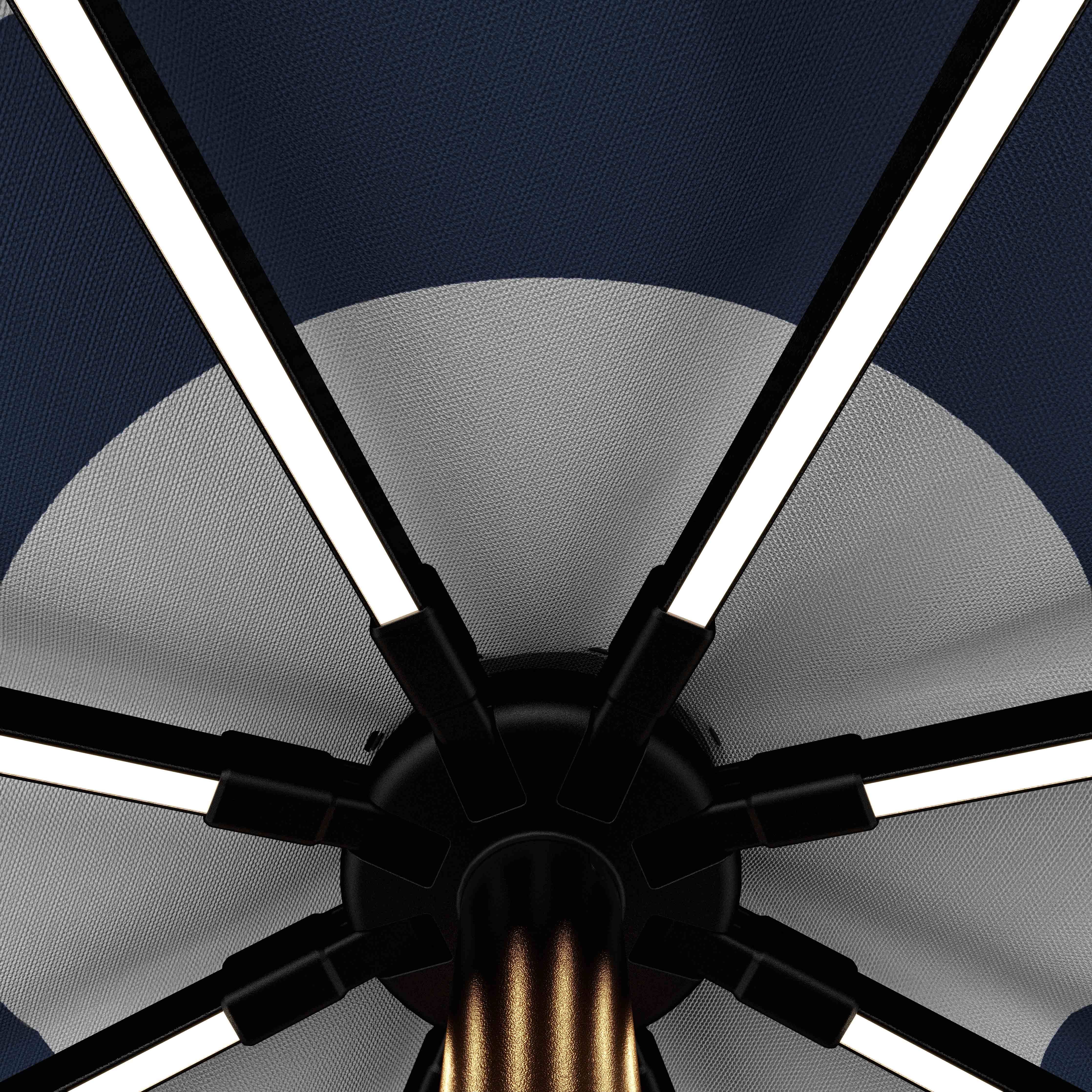 The LED Swilt™ - Terylast Navy Stripes