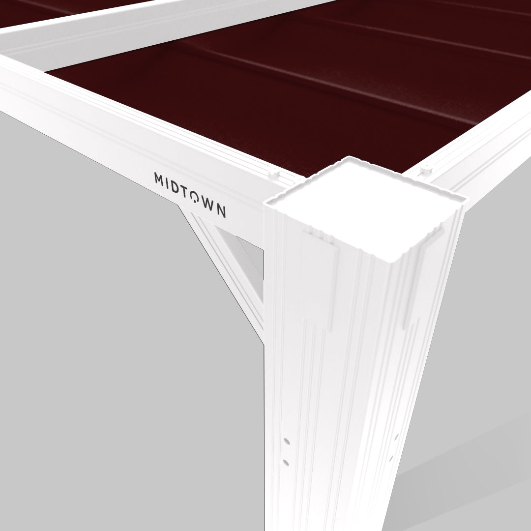 #configuration pergola_L shape #frame colour_White