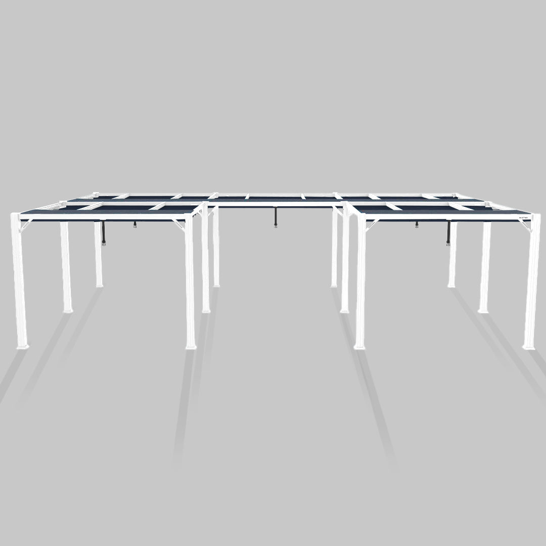 #configuration pergola_U shape #frame colour_White