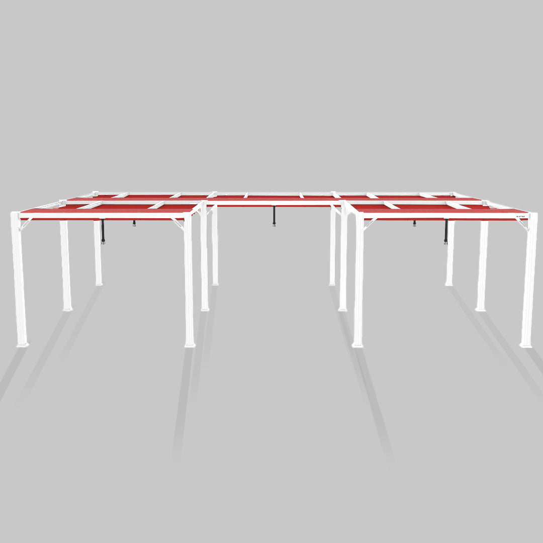 #configuration pergola_U shape #frame colour_White