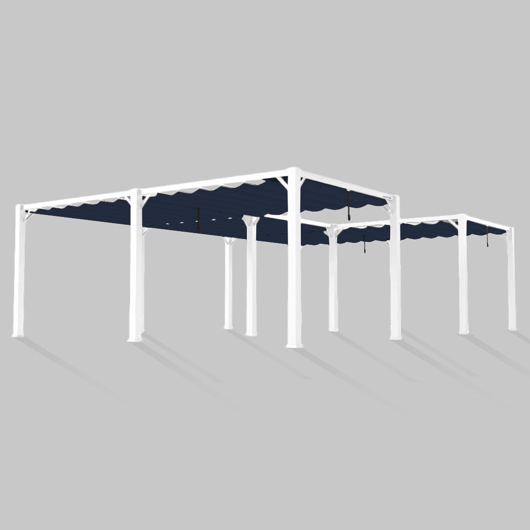 #configuration pergola_U shape #frame colour_White