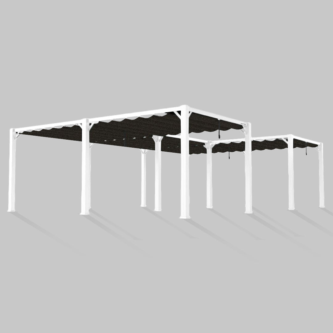 #configuration pergola_U shape #frame colour_White