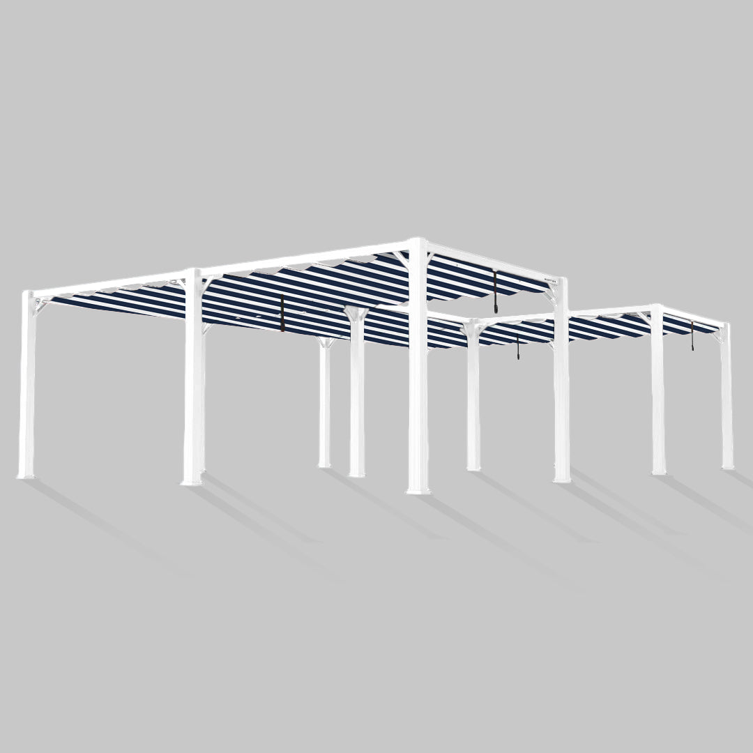 #configuration pergola_U shape #frame colour_White