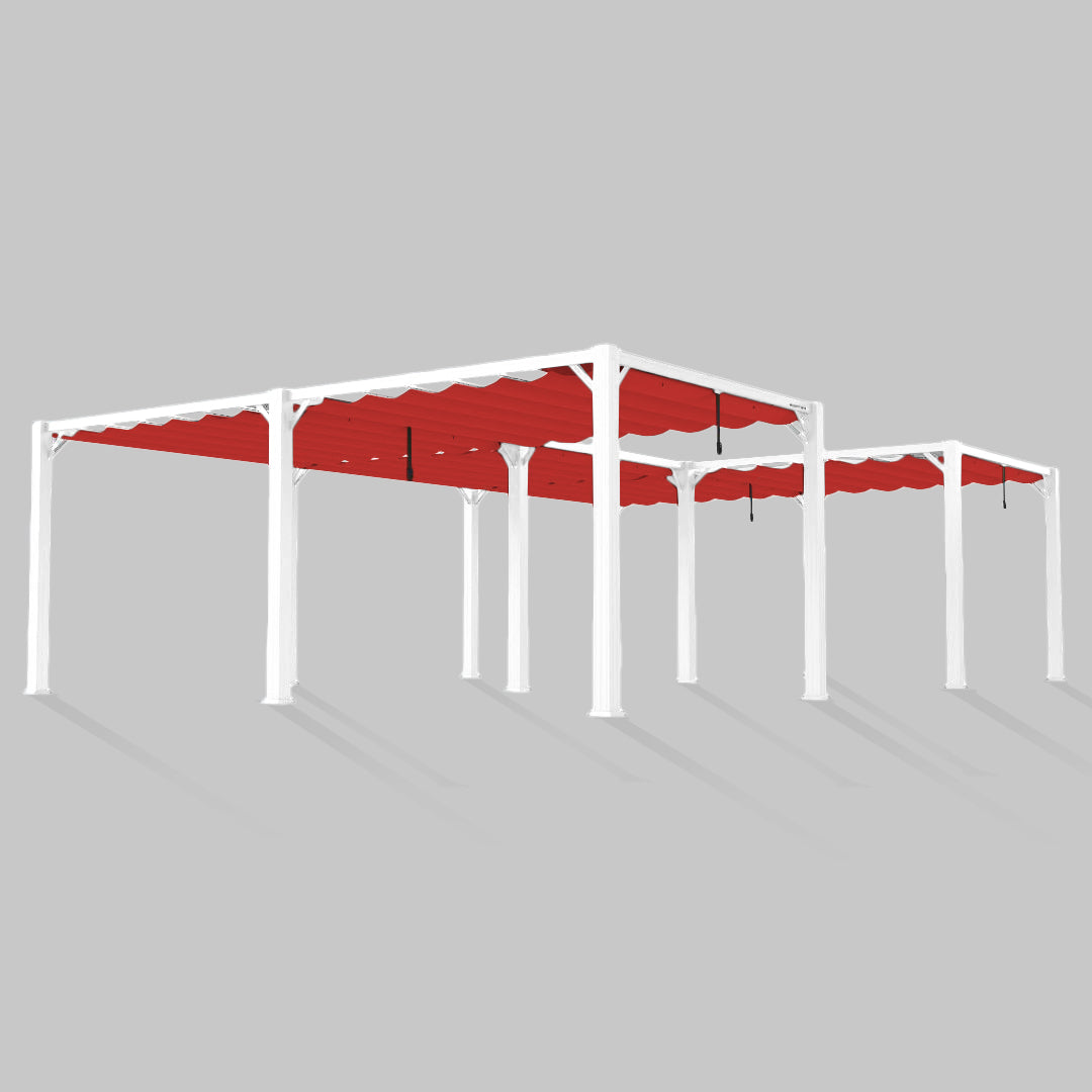 #configuration pergola_U shape #frame colour_White