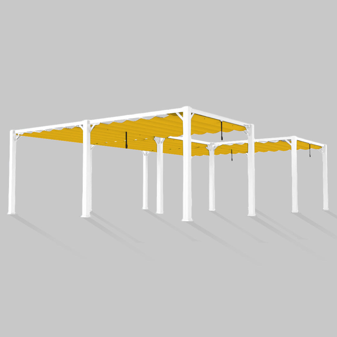 #configuration pergola_U shape #frame colour_White