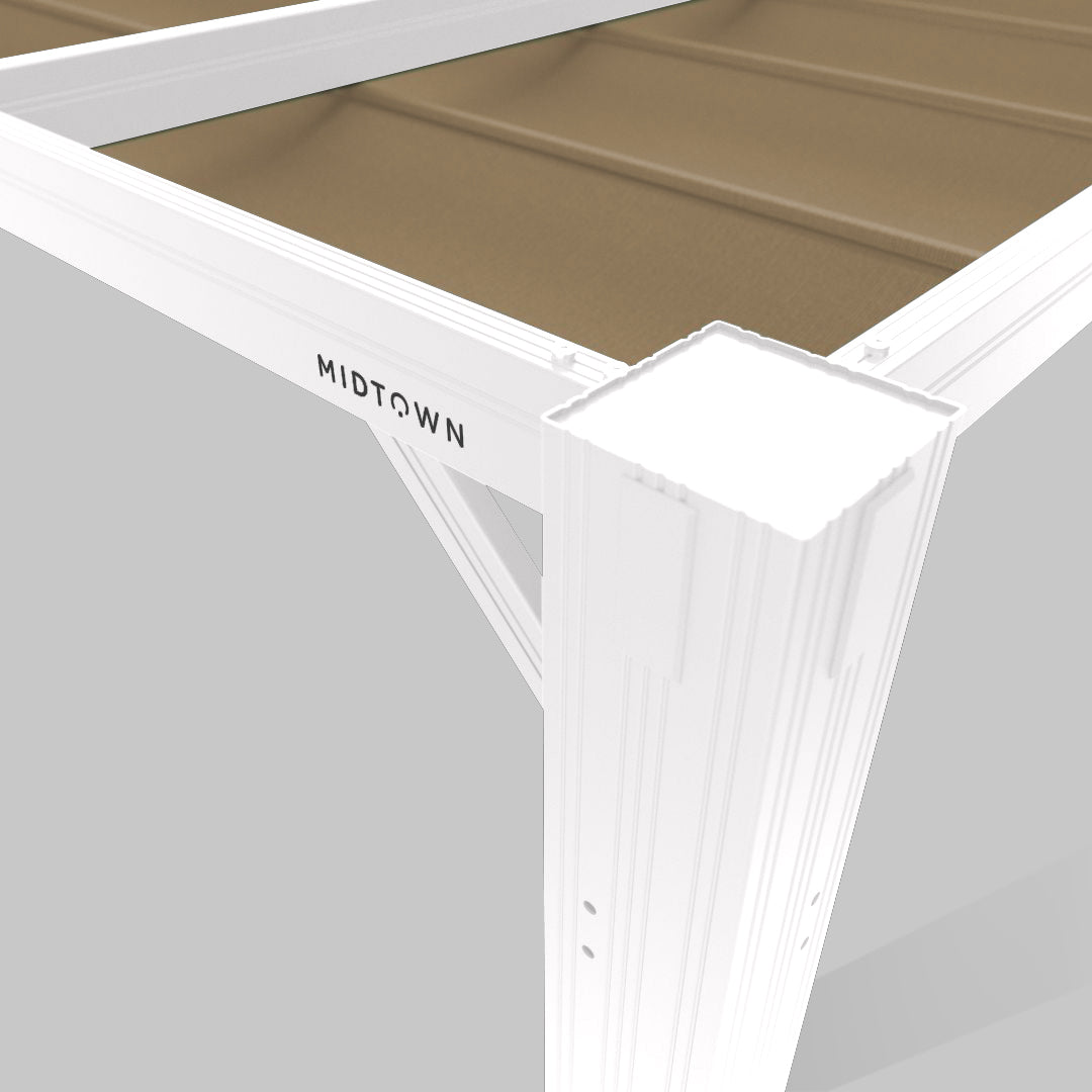 #configuration pergola_U shape #frame colour_White