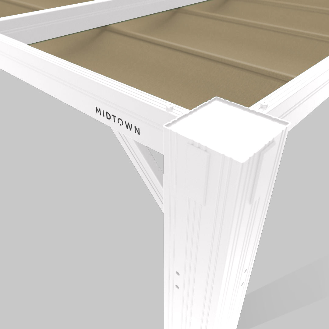 #configuration pergola_U shape #frame colour_White