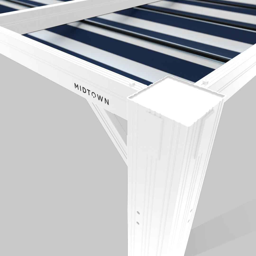 #configuration pergola_U shape #frame colour_White