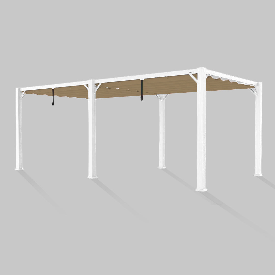 #configuration pergola_Double #frame colour_White