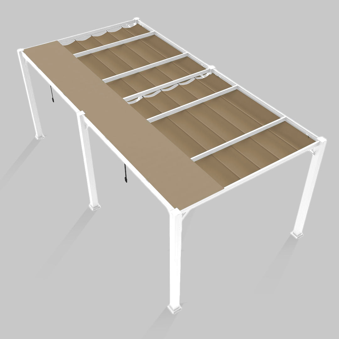 #configuration pergola_Double #frame colour_White