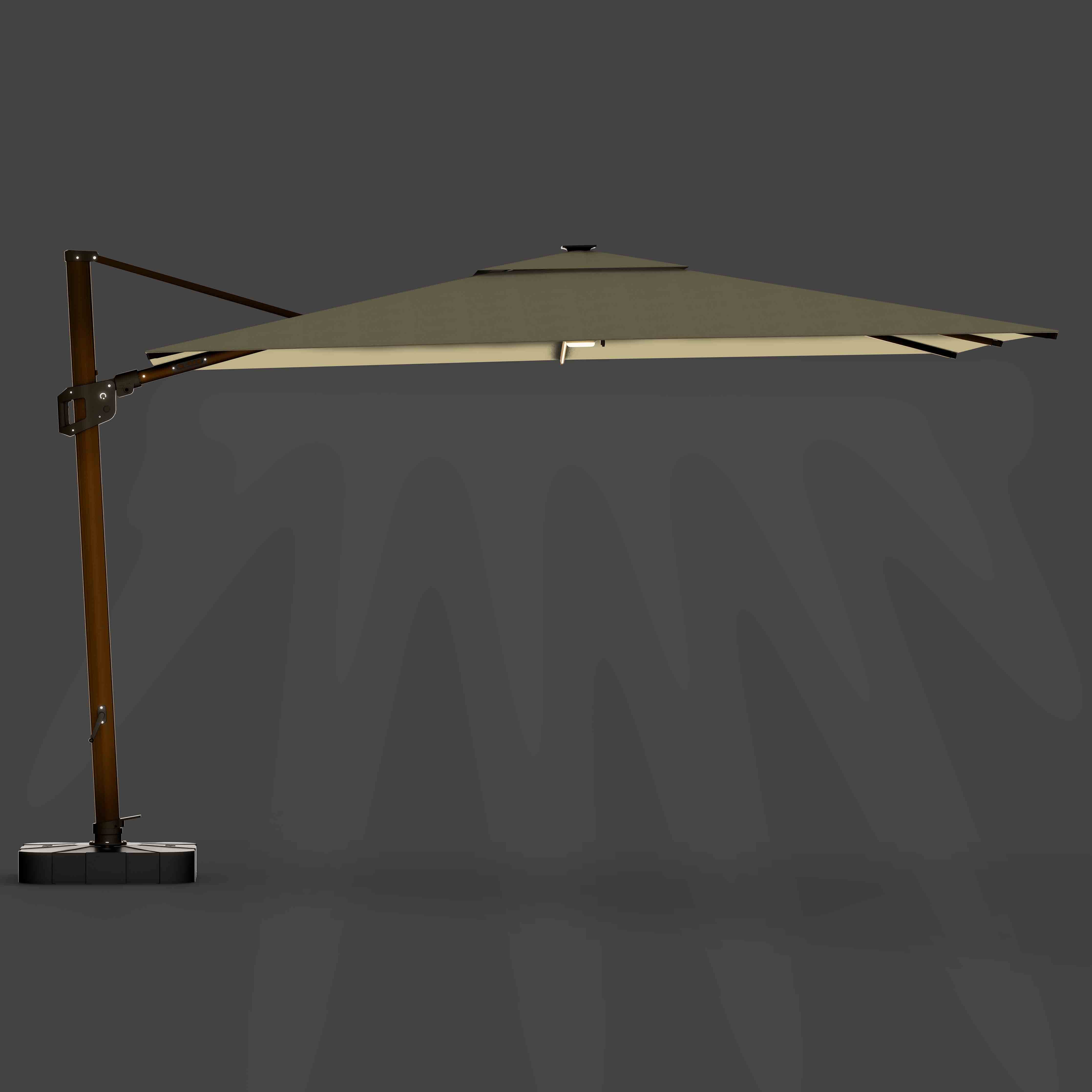 #pole finish_Wooden