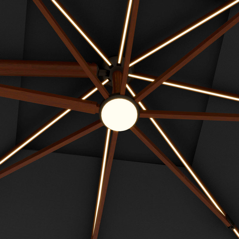 #pole finish_Wooden