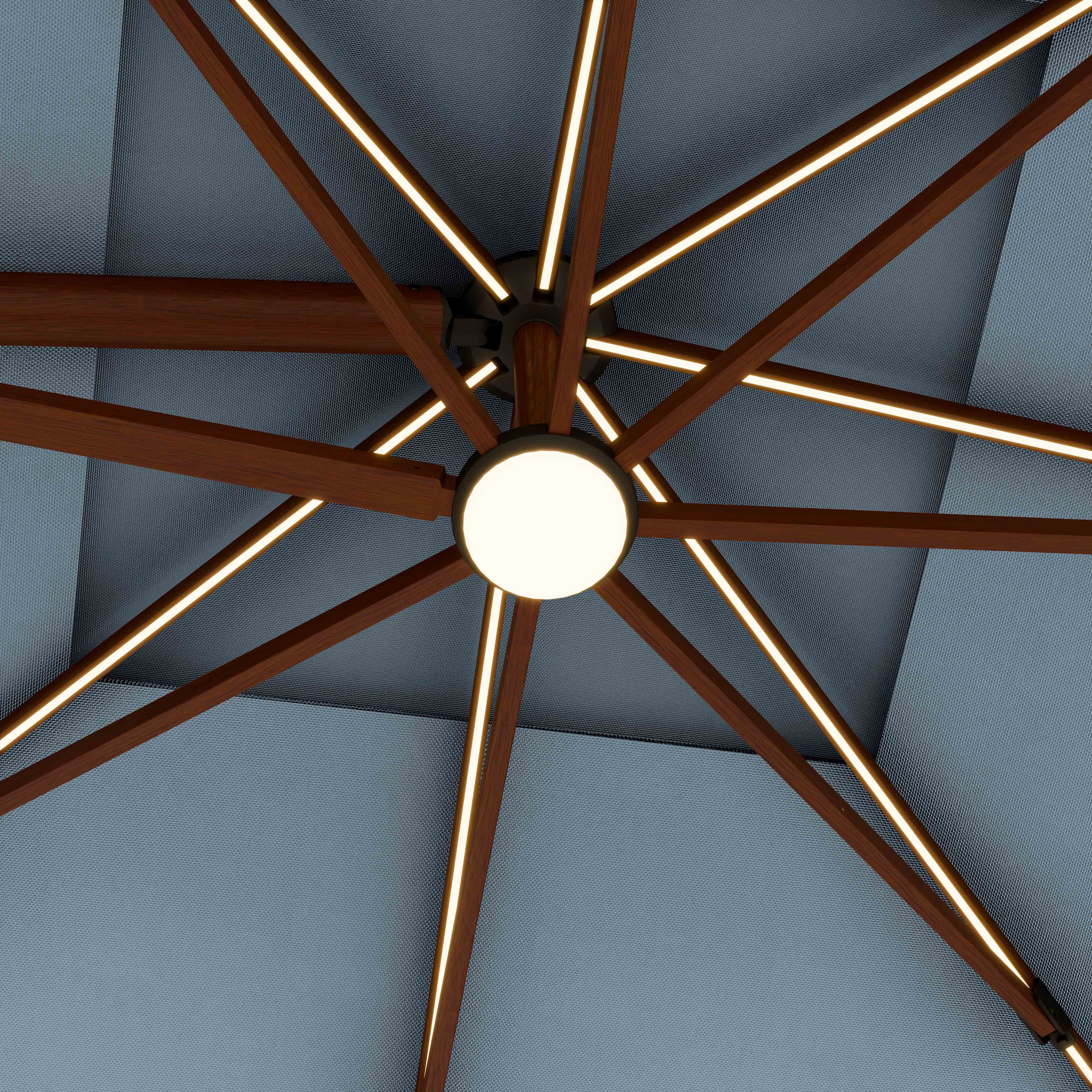 #pole finish_Wooden